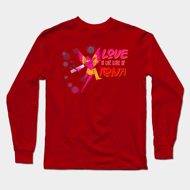 Vaxxed - love in time of rona Long Sleeve T-Shirt by PincGeneral